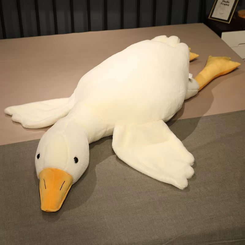 Cuddle Up with Our Adorable 50-190Cm Large Brown Hug Stuffed Animal Duck - The Perfect Plush Companion for Sleepovers and Parties!