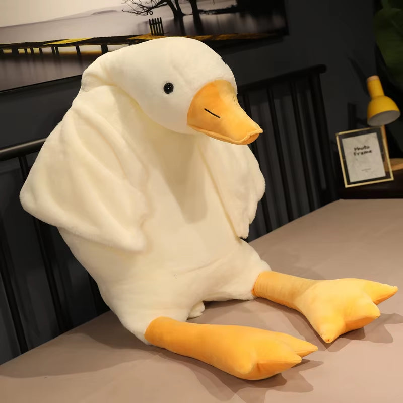 Cuddle Up with Our Adorable 50-190Cm Large Brown Hug Stuffed Animal Duck - The Perfect Plush Companion for Sleepovers and Parties!