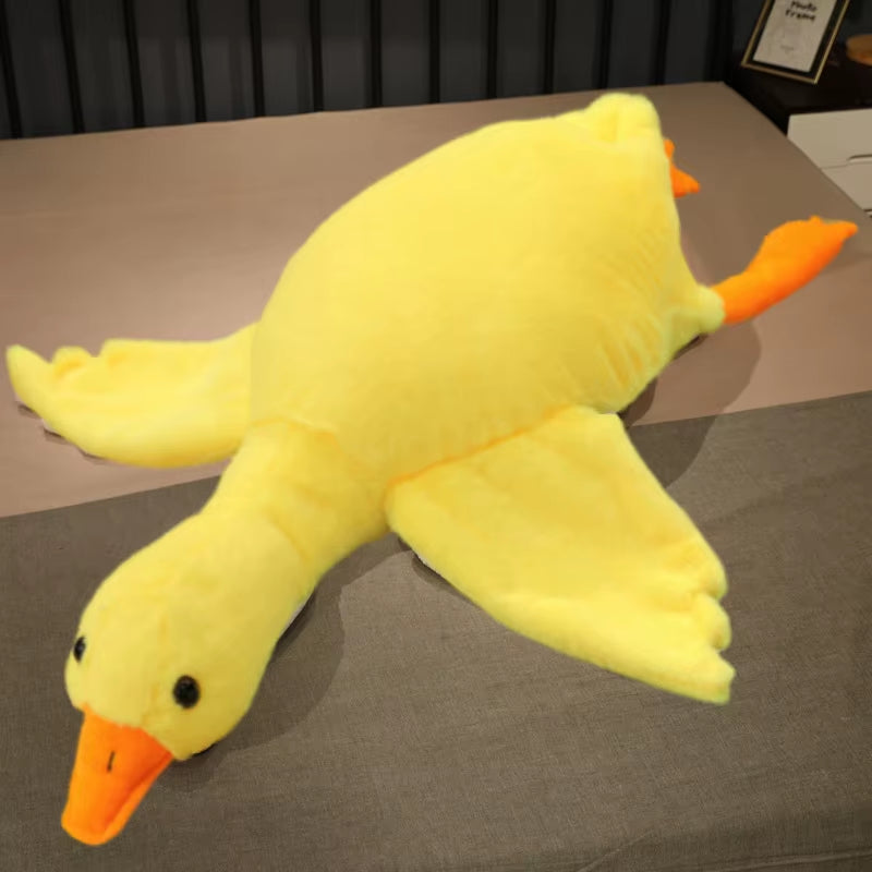 Cuddle Up with Our Adorable 50-190Cm Large Brown Hug Stuffed Animal Duck - The Perfect Plush Companion for Sleepovers and Parties!